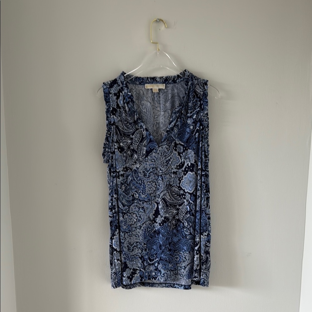 Michael Kora Patterned Sleeveless Top